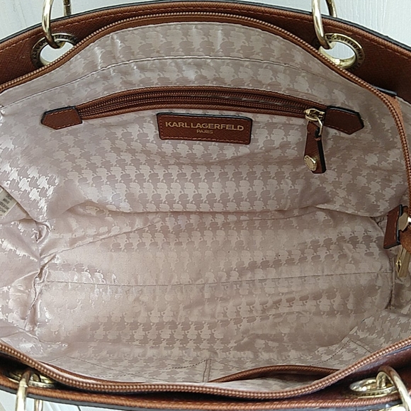 Karl Lagerfeld Miranda Embroidered Handbag - Picture 6 of 8